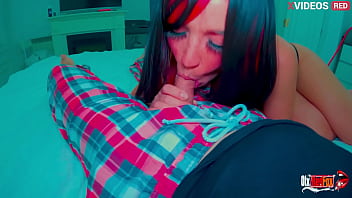 Stepmommy agrees with her stepson and allows him to fuck her in the ass deep in anal