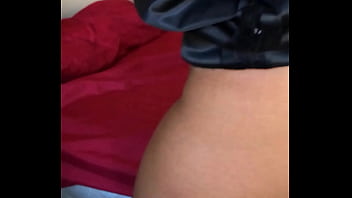 Ebony milf playing with a vibrator then pees on her self