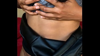 Ebony milf playing with a vibrator then pees on her self