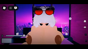 Kiwi me folla duro en roblox y saca mi semen en ella