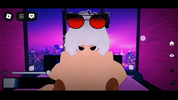 Kiwi me folla duro en roblox y saca mi semen en ella