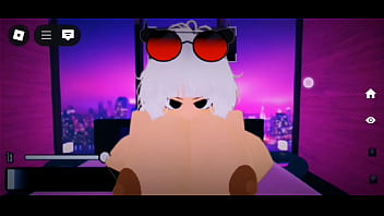 Kiwi me folla duro en roblox y saca mi semen en ella