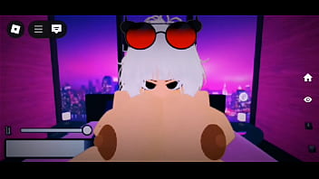 Kiwi me folla duro en roblox y saca mi semen en ella