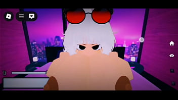 Kiwi me folla duro en roblox y saca mi semen en ella