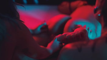 Perfect lesbian tribbing & foot worship