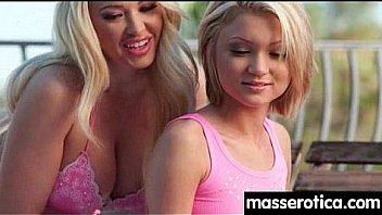 Petite girl gives big boobs lesbian an orgasm to remember 2