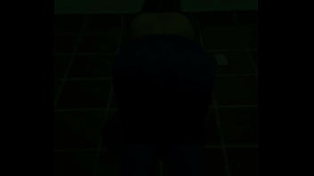 Ellie sanches se exibindo na garagem de casa