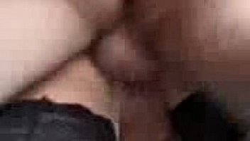 Old milf fucked by two young guys