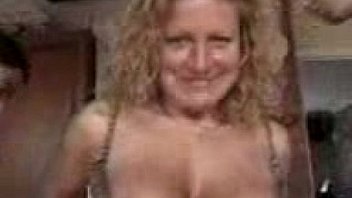 Old milf fucked by two young guys