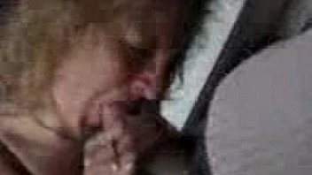 Old milf fucked by two young guys