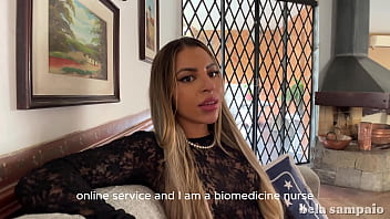 Fui entrevistada pelo meu amigo e quando vi o pau dele marcando decidimos brincar um pouco