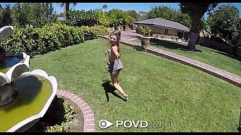 Povd naughty blonde anya olsen pov deepthroat