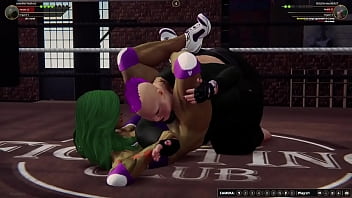 Jennifer vs bolda nf3d female mma femdom combat