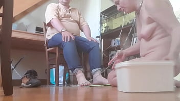 2024 08 26 esclave f massage et vénération du maître