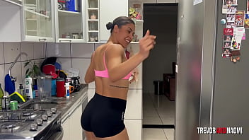 Hot Kitchen Fuck With A Naughty Twist thumbnail