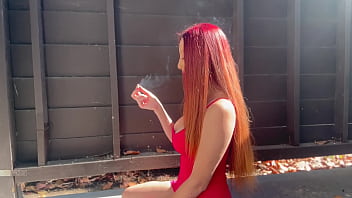 Long hair big boobs artemisia love sexy smoker