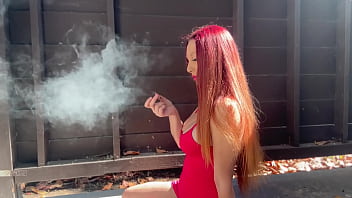 Long hair big boobs artemisia love sexy smoker