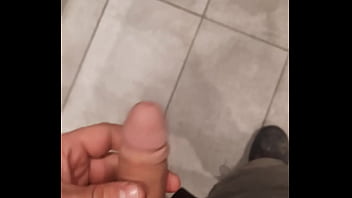 Soaking the restroom