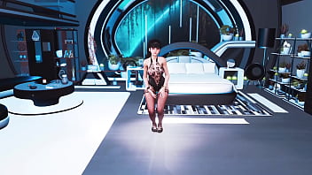 Lustful asian eve dance for you in sexy lingerie inside deluxe apartments