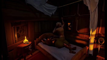 Happy sailor gets satisfied in sea of thieves