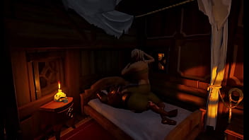 Happy sailor gets satisfied in sea of thieves