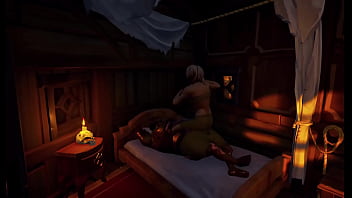 Happy sailor gets satisfied in sea of thieves