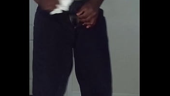 Restricted while cuming together and cleaning up after myself