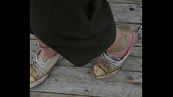 Dirty cummy sneakers