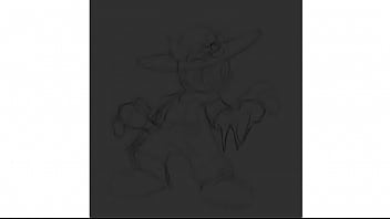 Micky mouse cums hard