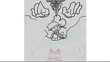 Micky mouse cums hard