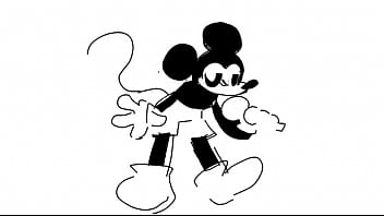 Micky mouse cums hard
