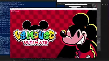 Micky mouse cums hard