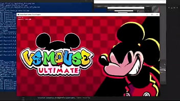 Micky mouse cums hard
