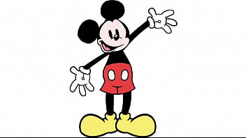 Micky mouse cums hard