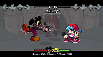 Micky mouse cums hard