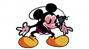 Micky mouse cums hard