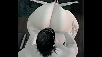 Big booty emo girl riding dick on imvu