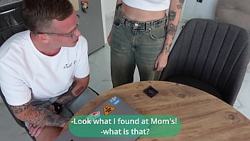 My stepsister found a condom at my parents' and we fucked