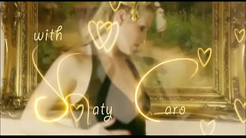 Sexy katy sucks her mans cock and fucks him while wearing fishnets