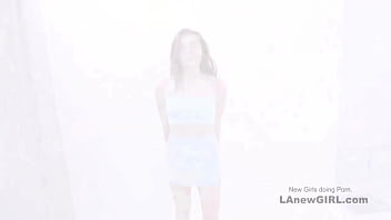 Dark haired darling gets fucked at a modeling audition