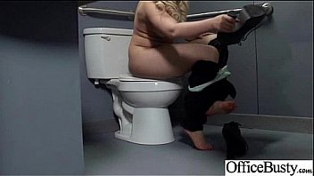 Big tits girl fucking during work in office clip 15