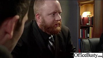 Big tits girl fucking during work in office clip 15