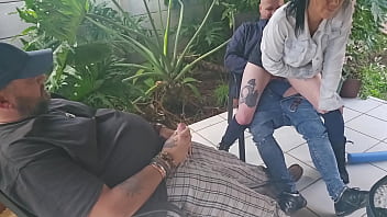 Cuckqueen fucking neighbour while i watch and masturbate Cuckqueen fucking neighbour while i watch and masturbate