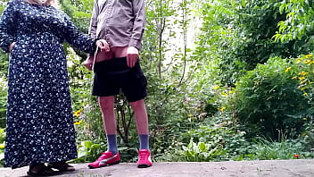 My mature mother in law pees standing up