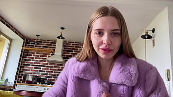 Babe in purple lingerie bouncing on my cock