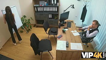 Vip4k little hole was destroyed on the tabletop hot sex with vanessa alessia