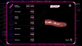 Sex room 2 hentai game pornplay ep 1 naughty cam girl masturbates with huge dildo