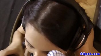 British teen sucking old mans prick in pov