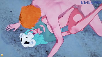 Nel Tu Nelliel And Tier Harribel And Ichigo Kurosaki Intense Sex Bleach Hentai thumbnail