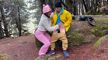 Stepmom i want to fuck you busty stepmom sucks her stepson's cock and puts it in her pussy in the field